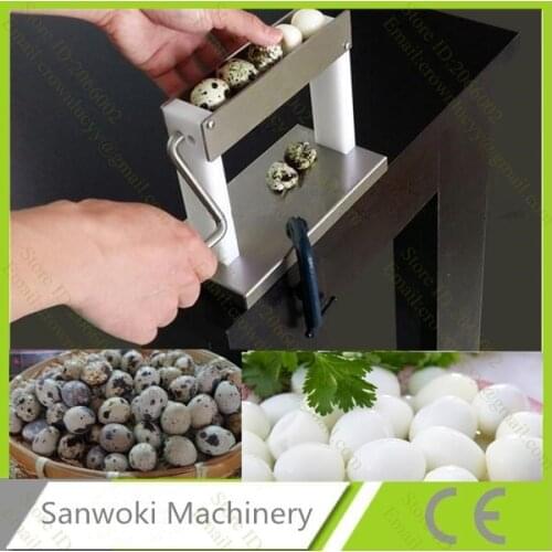 Small Manual Quail egg sheller machine peeler machine huller machine