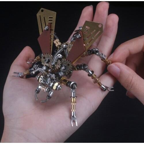 Original Mechanical Flying ANT Insect Series 3D Three-Dimensional Simulation Metal Assembly Model Hand-Made New Year Gifts