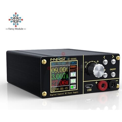 DC Programmable Step-down Module DC6006L Digital Control Adjustable Power Supply 1.44 inch TFT Screen High Definition Color