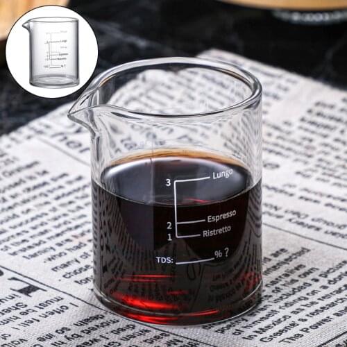 Clear Espresso Liquid Shot Glass Measuring Cup,Wine Glass Heavy Sturdy for Tequila Measurement Bar Kitchen Tool