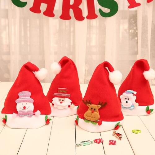 Christmas Baby Hat Newborn Infant Kid Hats Boys Girls Winter Soft Cap Reindeer Snowman Santa Claus Caps Photography Props