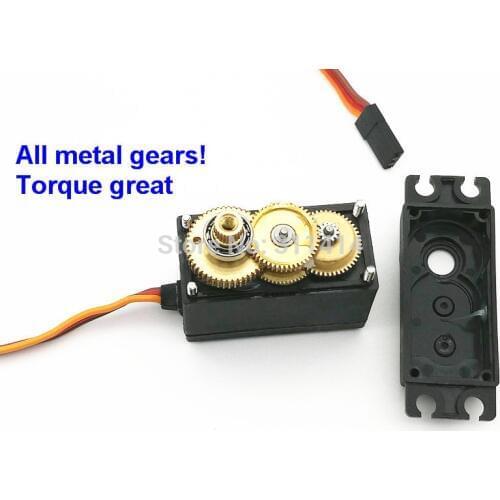 1piece MG995 Servo 360 Degree Continuous Rotation Servo Metal Gear Arduino Servo Digital Servo High Torque For DIY Model Robot