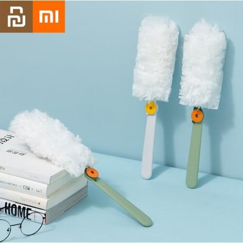 Xiaomi Electrostatic Duster Adsorption Sweeping Ash Desktop Green Plants Cleaning Brush Does Not Shed Hair Household Tools Mi