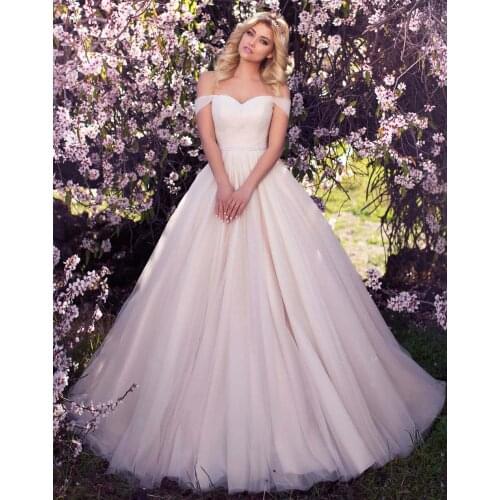 Simlple Sweetheart Wedding Dress 2021 Ball Gown Elegant Beading Sashes Bridal Mariage Bride Gowns Plus Size Vestido De Noiva