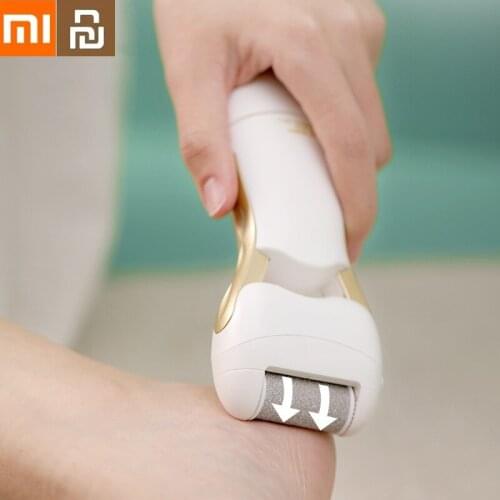 XIAOMI YOUPIN Electric Foot sharpener Foot Grinding Skin Hard Rupture Skin Trimmer Dead Pedicure Foot Care Tool Remover Callus