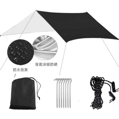 Tourist Awning Canopy Tarp Tent Shade Ultralight Garden Canopy Sunshade Outdoor Camping Hammock Waterproof Camouflage Shelter