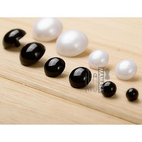 High quality mushroom head button shirt T-shirt simple twisted animal doll eyes