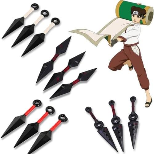 Anime Japanese Ninja Uchiha Figure Kunai Shuriken Cosplay Distributor Tool Plastic Halloween Gifts Accessories 2021 trend