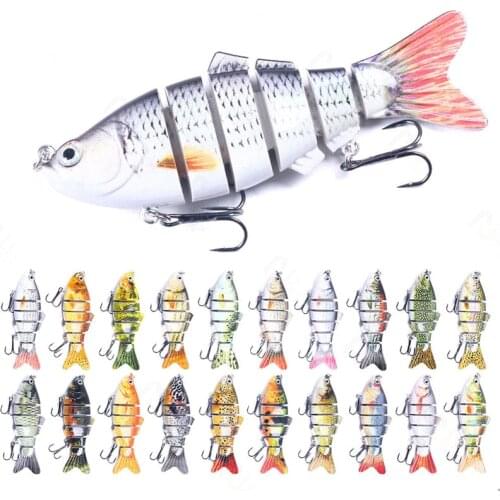 1pcs 10cm/17.5g Sinking Wobblers Fishing Lures Swimbait Jointed Crankbait 5 Segment Hard Artificial Bait For Fishing Tackle Lure
