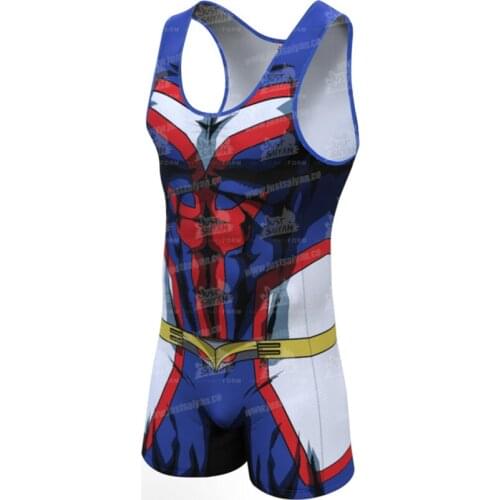 2021 Hero Academia Alle Misschien Cosplay Kostuum 3D Spandex Zentai Bodysuit Pak Jumpsuits Halloween Playsuit Voor Volwassenen