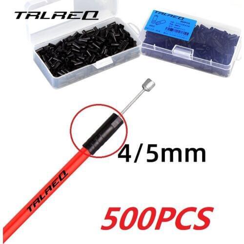 500PCS Bicycle Cable Housing Caps 4mm 5mm Shift Brake Cable Housing Cap Mountain Bike Road Bicycle Line Tube Caps