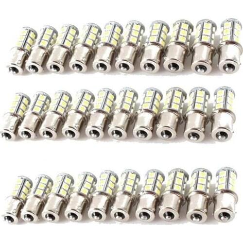 55% Hot Sales!!10Pcs 1156-5050-18SMD Car Turn Backups Reverse Brake LED Bright Light Bulb Lamp