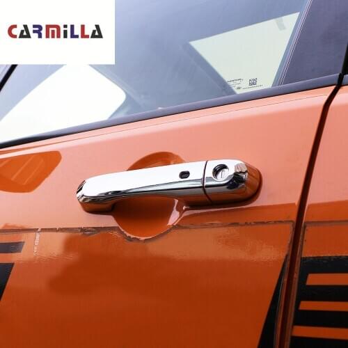 ABS Chrome Car Door Handle Cover Fit for Jeep Renegade 2015 - 2020 Outer Door Handles Protection Trim Sticker Accessories