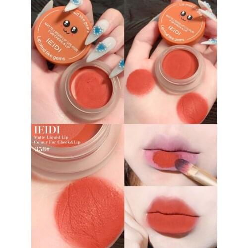 Musses Lip Balm Lip Mud Velvet Matte Lip Gloss Long-lasting Waterproof Liquid Lipstick Lip And Cheek Dual Use Natural Makeup