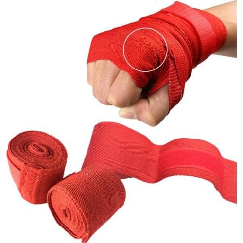 Boxing Bandages 2.5m Cotton Tied Hands With Fighting Indoor Training Sport Wraps With Muay Thai Boxing Troublesome Hand Straps