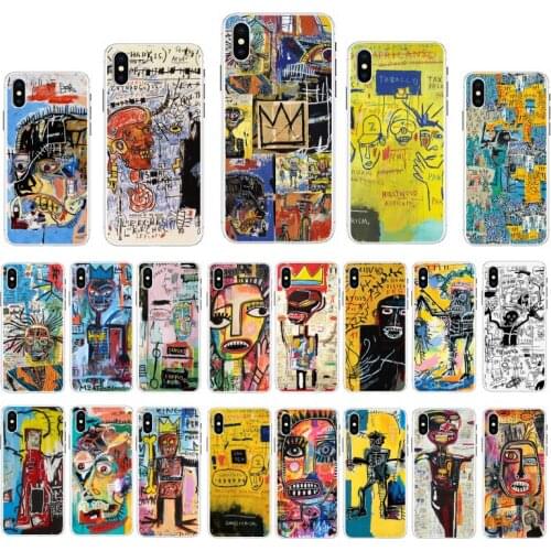 Jean Michel Basquiat Art Graffiti Phone Case For iphone 11 Pro Max Case For iPhone 12 Pro Max XS MAX XR SE2 8 7 6S Plus X 5