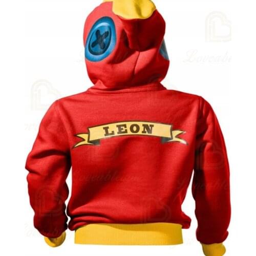 Leon Kids Hoodie 2020 New Summer Clothes for Girls Boys Hot Game Star Crow Browl Short Sleeve Tee Tops