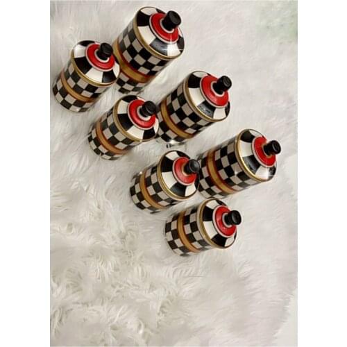 Spice Team 7 piece checkerboard embossed
