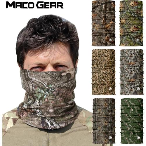 Summer Tactical Bandana Neck Gaiter Cover Fishing Half Face Mask Hiking Tube Scarf Camo Army Cycling Hunting Airsoft Men Women