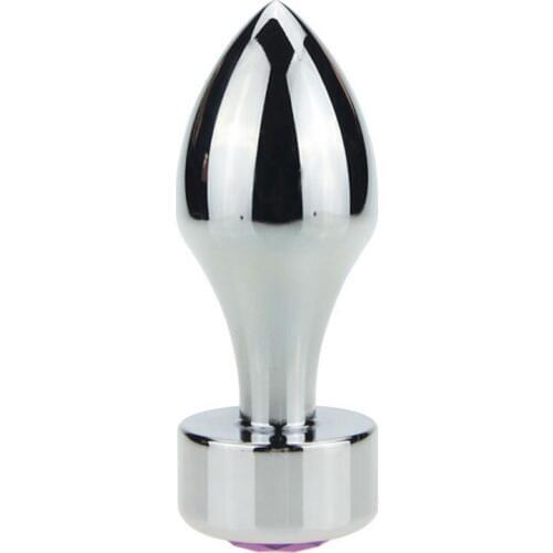 Small Metal Bullet Anal Plug With Diamond Mini Butt Plug Anal Sex Toys Anal Dildo Adult Sex Products Erotic Toys for Women Men