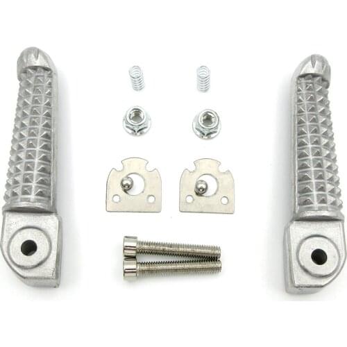 New Motorcycle Aluminum Rear Footrest Foot Pegs For Yamaha YZF-R1 YZFR1 YZF R1 2002 2003-2014 YZF-R6 YZFR6 YZF R6 2003 2004-2017