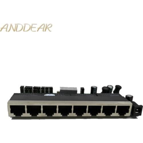 OEM New model 8 Port Gigabit Switch module Desktop RJ45 Ethernet Switch module 10/100/1000mbps Lan Hub switch module 8 portas
