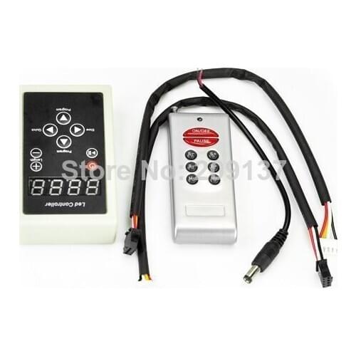 DC5V 12v 24v RGB LED Controller Digital Magic Dream Color RF Remote Controller For 1606/6803/2801/1803/1809 LED Light Strip