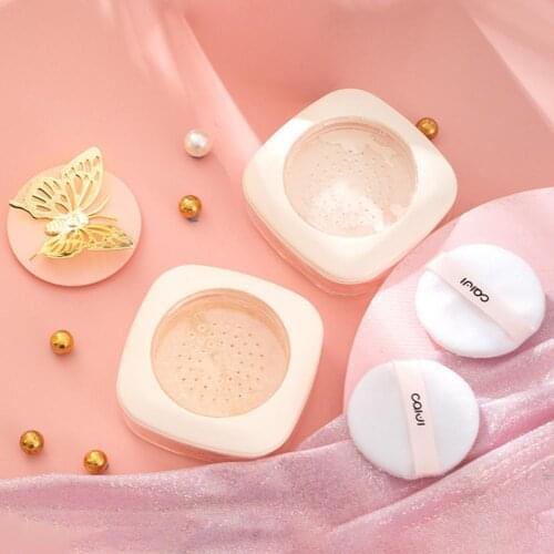 Face Loose Powder Soft Oil Control Makeup Loose Powder Minimize Pores Smooth Powder Setting Finish Makeup Womens Cosmetics