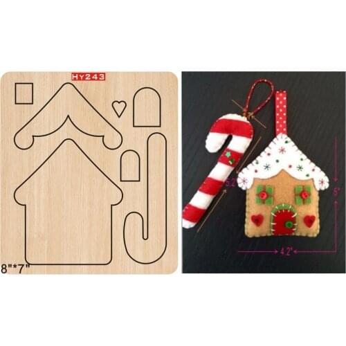Christmas Pendant Christmas Tree Cutting dies- New Die Cutting And Wooden Mold, Suitable For Common Die Cutting Machines O