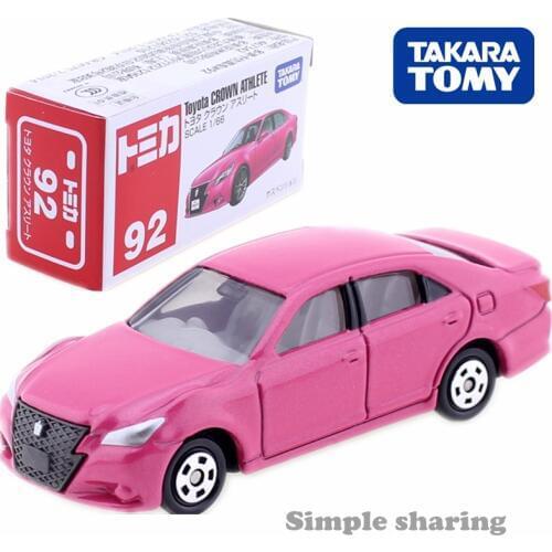 Takara Tomy Tomica No.92 Toyota Crown Athlete 1:66 Car Diecast Miniature Kids Toys Model Kit Funny Pop Baby Dolls For Child