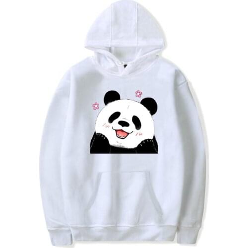 Cartoon Panda Hoodie Kawaii Printed WomenS Streetwear Sweatshirt Coat Oversized Tops Pullover Fashion Man Unisex Jacket Clothes