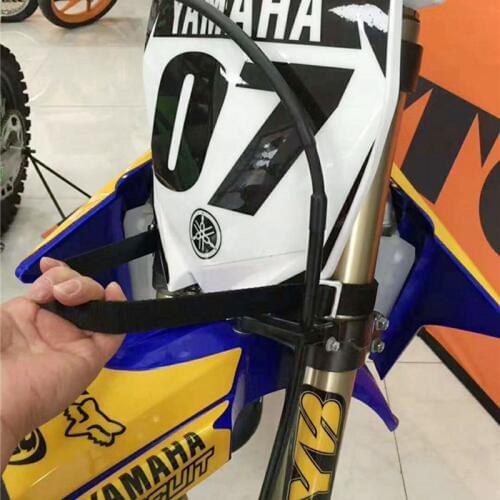 Motorcycle Universal Black Adjustable Rescue Pull Belt Strap Drawstring