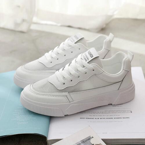 QWEDF 2019 Ladies Shoes Fashion Lace Up Female Vulcanize Shoes Student Board Shoes Ladies Casual Shoes Woman Sneakers X9-14