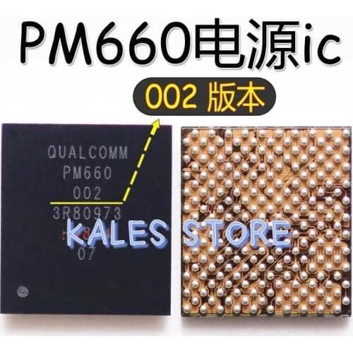 2pcs/lot 100% New Original pm660 002 power ic and reballing stencil