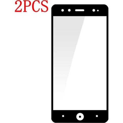 2PCS Full Cover Tempered Glass For BQ Aquaris V Screen Protector protective film For BQ Aquaris V Plus glass