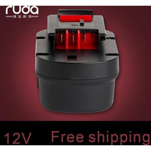 For Black&Decker 12V 2000mAh/2.0Ah power tool battery FSB12,BD1204L,BD-1204L,B-8315,BPT1047,A12,HPB12,A12-XJ,A12EX,A1712,FS120B