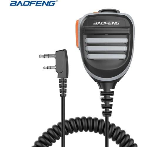 Baofeng Waterproof PTT Shoulder Speaker Microphone for TYT Baofeng Walkie Talkie UV-5R BF-888S UV-82 Two Way Radio