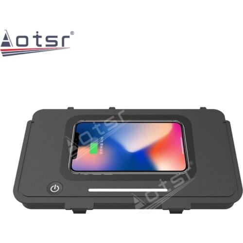 For Volkswagen Teramont/ T-ROC/Passat(19) Car Wireless Charger QI Intelligent Infrared Fast Charging for iPhone Samsung Huawei