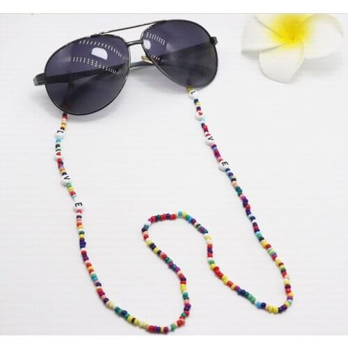 ZV New Personality Glasses Chain Strap Women Jewelry Gift Face Cover Gem Necklace Sunglasses Lanyard For Mask Holder Wholesale
