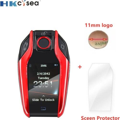 CF500 Upgrade of CF400 Modified Universal LCD Smart Remote Key Shell for Original Car with One-Key Start Function Multi Language