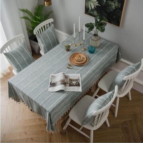 Decorative Table Cloth Tassel Tablecloth Rectangular Tablecloths Dining Table Cover