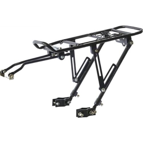 Disc Brake Aluminum Alloy Bicycle Rear Rack MTB Foldable Bikes Pannier Carrier Bag Luggage Shelf