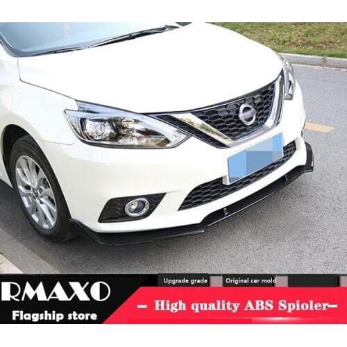 For NISSAN SENTRA ABS Rear Bumper Diffuser Protector For 2016-2017 SENTRA Body kit bumper rear Front shovel lip rear spoiler