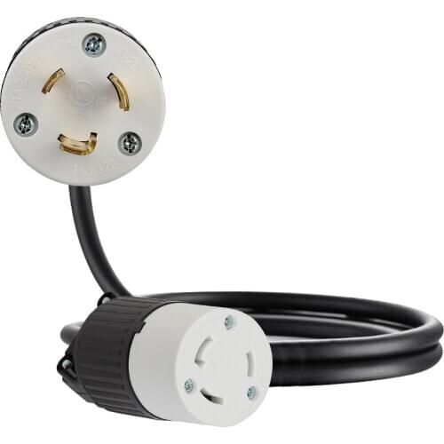 JORINDO L6-20P male TO L6-30R female American standard industrial power extension cable,20A/30A,Pure copper conductor