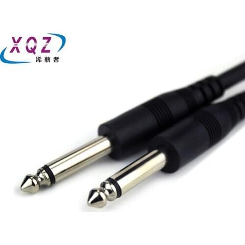 6.35mm cablAux Guitar Cable 6.5 Jack 6.5mm to 6.5mm Audio Cable 6.35mm Aux Cable for Stereo Guitar Mixer Amplifier Speaker cable