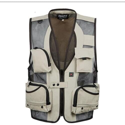 New Store New style vest quick dry mesh multi-pocket photography fishing large size vest multi-pocket vest Hunting vest