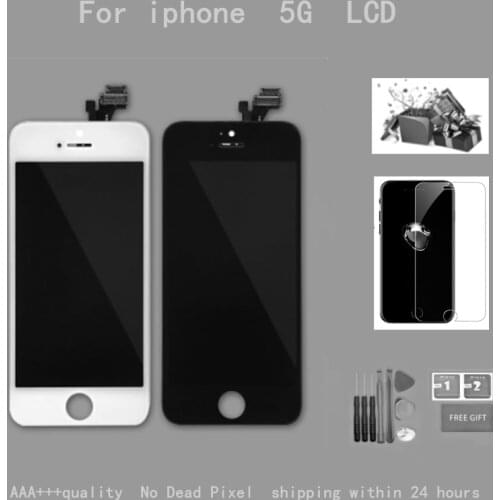 Grade AAA Quality LCD Screen Touch For iPhone 5G Display For 5S Lcd Repair Parts Digitizer Assembly No Dead Pixel