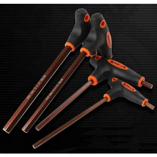 T-handle Grip Torx Hex Allen Key Screwdriver Repair Driver Tool Tool Hexagon Wrench T-type Inner Inside Crutches Hexagonal U5D3