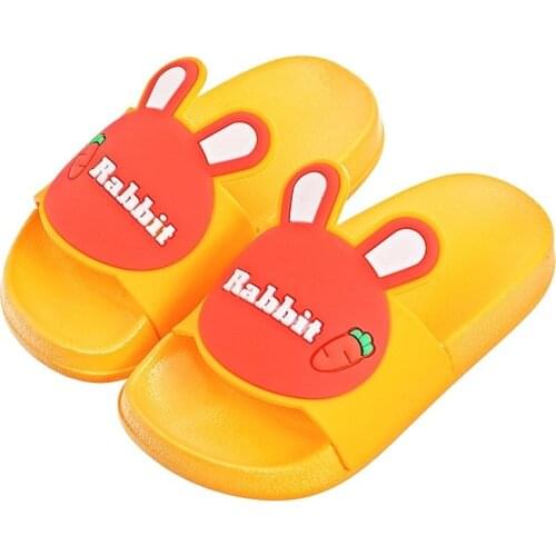 Baby Shoes Slippers Summer FOR Boys Girls Children Slippers Animal Prints Bathroom Sandals Beach PVC Shoes Kids Toddler Shoes