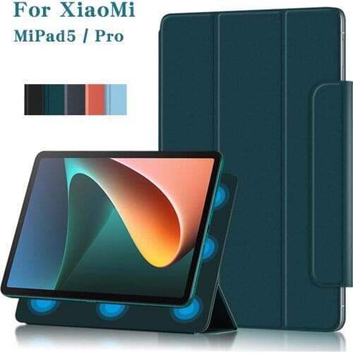Smart Case For XiaoMi MiPad5 Pro 11 2021 Tablet Protective Strong Magnetic Adsorption Stand Cover For MiPad 5 Pro Mi Pad Shell